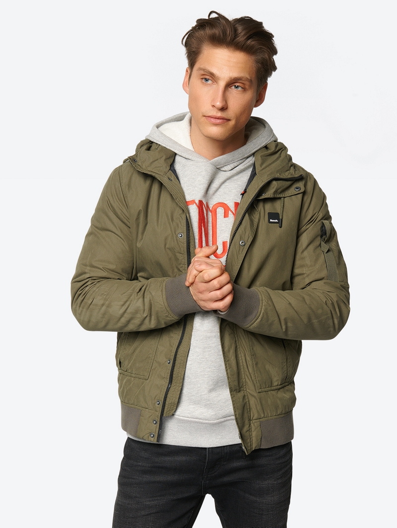Bench Green Mens Jacket Size M 5054577477852 Bench